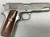 Colt MK IV, Series 80 Combat Commander, Polished Stainless, 45 ACP - 3 of 12