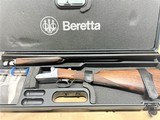 Beretta Model 470 Silverhawk 20 Ga. SxS Cased - 1 of 14