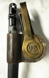 U.S. Model 1873 Trapdoor Bayonet with original scabbard - 2 of 8