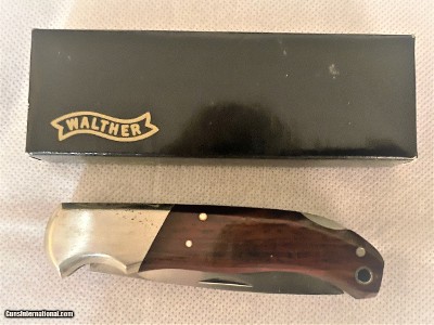 Walther Lockback Folding Knife, 2 3/4" blade