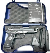 Beretta Model 92A1, 9 M/M, ANIB, 99% condition - 1 of 11