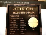 Athlon Talos BTR 4-14 X 44, 30 M/M. APLR2 FFP IR MIL - 8 of 9