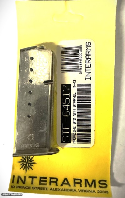 Star Firestar 9 M/M
Original factory New.