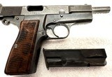 Nazi FN Hi Power Pistole 640(b) 9mm semi automatic pistol. - 10 of 11