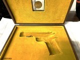 Colt NRA Centenial Gold Gup walnut fitted case