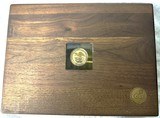 Colt NRA Centenial Gold Gup walnut fitted case - 2 of 3