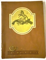 COLT'S THE ARM OF LAW AND ORDER. Original 1929 catalog - 1 of 12