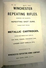 Winchester Repeating Arms Company Catalogues 1865 - 1914 Bound Set - 4 of 6