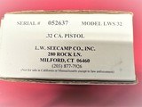 Seecamp LWS32, 32 ACP Made in Milford CT.
ANIB - 9 of 10