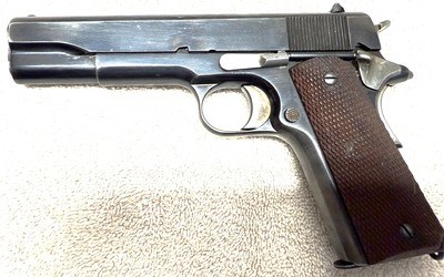 COLT M 1911, 45 ACP, 5" Barrel, VG bore. Remington Rand slide assy