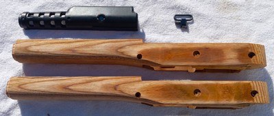 Ruger Mini 14/Mini 30 Ranch, Laminate stock for Sampson factory folder.