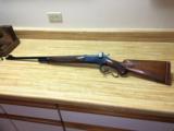 Winchester Model 71 Deluxe With Factory 66 Lyman Peep Sight As New With Pachmayr Pad 1956 Gun - 1 of 7