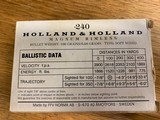 Holland & Holland 240 Magnum Rimless / 240 Apex - 3 of 5