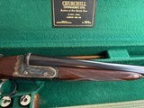 E. J. CHURCHILL REGAL GRADE BOXLOCK EJECTOR 12GA. GAME GUN - 2 of 15