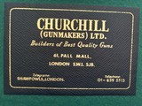 E. J. Churchill Regal Grade Boxlock Ejector 12 Ga. 2 3/4 - Image 12 of 15