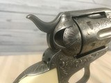 John Adams Jr. Engraved Colt SAA in Cuno Hefrecht Style -- 45LC -- Steers Head Grips - 12 of 18