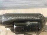 John Adams Jr. Engraved Colt SAA in Cuno Hefrecht Style -- 45LC -- Steers Head Grips - 7 of 18