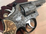 FABULOUS 1960 ENGRAVED SMITH AND WESSON MODEL 15 38 S&W SPECIAL - 1 of 16