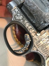 FABULOUS 1960 ENGRAVED SMITH AND WESSON MODEL 15 38 S&W SPECIAL - 14 of 16