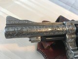 FABULOUS 1960 ENGRAVED SMITH AND WESSON MODEL 15 38 S&W SPECIAL - 8 of 16
