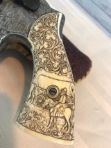 FABULOUS 1960 ENGRAVED SMITH AND WESSON MODEL 15 38 S&W SPECIAL - 5 of 16