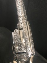 COLT SAA RELIEF ENGRAVED 41 LONG COLT -- DOUBLE CARVED STEERS HEAD IVORIES - 4 of 6