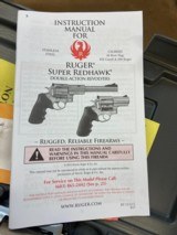 RUGER SUPER REDHAWK ALASKANTOKLAT TALO VERSION-- 454 CASULL -- LIKE NEW WITH PAPERWORK - 12 of 12