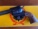 RUGER BLACKHAWK 30 CARBINE --- 7 1/2" BARREL -- FACTORY WOOD GRIPS - 2 of 9