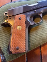 COLT MARK IV SERIES 80 1911 ENHANCED IN.38 SUPER -- 5" BLUE --- WOOD STOCKS -- NEW!!!!!!!!!!!!!! - 8 of 9