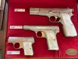 RARE BROWNING RENAISSANCE 3 GUN SET -- 1954 !!!!! NEW IN FACTORY DISPLAY WITH LETTER - 1 of 3