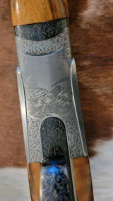 PERAZZI MX8 SC3 -- 12 GA -- MAGNIFICENT PIGEON GUN -- GORGEOUS FACTORY WOOD -- GAME SCENES by GIOVANELLI - 2 of 13