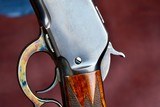 FANTASTIC JOHN OBERLIES WINCHESTER 1886 IN 45/70 -- BUILT FOR MARVIN RUTAN DAYTON , OHIO IN 1932 -- INCREDIBLE CONDITION AND FINISHES - 5 of 20