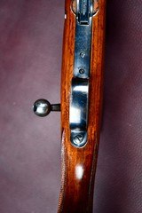 BEAUTIFUL WINCHESTER 52 C BOLT ACTION .22 SPORTER -- FACTORY PLATE -- FRONT SIGHT DELETE -- MICRO MOTION TRIGGER - 9 of 20