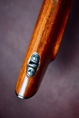 BEAUTIFUL WINCHESTER 52 C BOLT ACTION .22 SPORTER -- FACTORY PLATE -- FRONT SIGHT DELETE -- MICRO MOTION TRIGGER - 12 of 20
