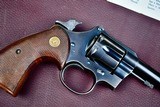 COLT OFFICERS MODEL HEAVY BARREL WITH EARLY PROTOTYPE KINGS CONVERSION -- SIGHT, HAMMER AND TRIGGER -- 1ST YEAR PYTHON GRIPS - 8 of 19