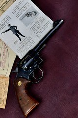 COLT OFFICERS MODEL HEAVY BARREL WITH EARLY PROTOTYPE KINGS CONVERSION -- SIGHT, HAMMER AND TRIGGER -- 1ST YEAR PYTHON GRIPS - 2 of 19