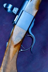 DAKOTA ARMS MODEL 10 -- .22 HORNET -- FACTORY ORIGINAL GUN WITH RARE DAKOTA ARMS RINGS AND BASES -- BEAUTIFUL - 1 of 16