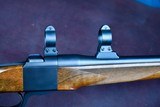 DAKOTA ARMS MODEL 10 -- .22 HORNET -- FACTORY ORIGINAL GUN WITH RARE DAKOTA ARMS RINGS AND BASES -- BEAUTIFUL - 5 of 16