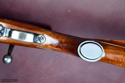 BRNO VZ24 MAUSER 98 -- 458 WIN MAG -- BEAUTIFUL STOPPING RIFLE -- STRAIGHT BOLT HANDLE --ISLAND SIGHT -- BEADED CHEEKPIECE -- SILVERS PAD - Image 10 of 20