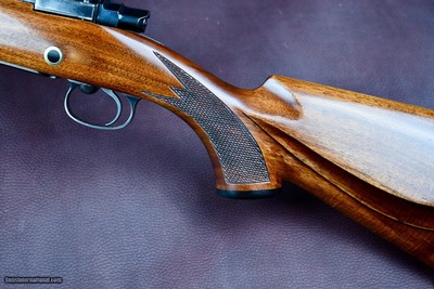 BRNO VZ24 MAUSER 98 -- 458 WIN MAG -- BEAUTIFUL STOPPING RIFLE -- STRAIGHT BOLT HANDLE --ISLAND SIGHT -- BEADED CHEEKPIECE -- SILVERS PAD - Image 15 of 20