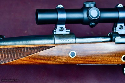 BRNO VZ24 MAUSER 98 -- 458 WIN MAG -- BEAUTIFUL STOPPING RIFLE -- STRAIGHT BOLT HANDLE --ISLAND SIGHT -- BEADED CHEEKPIECE -- SILVERS PAD - Image 11 of 20