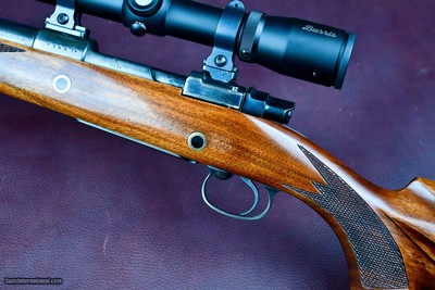 BRNO VZ24 MAUSER 98 -- 458 WIN MAG -- BEAUTIFUL STOPPING RIFLE -- STRAIGHT BOLT HANDLE --ISLAND SIGHT -- BEADED CHEEKPIECE -- SILVERS PAD - Image 16 of 20