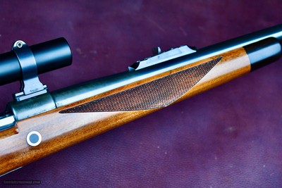 BRNO VZ24 MAUSER 98 -- 458 WIN MAG -- BEAUTIFUL STOPPING RIFLE -- STRAIGHT BOLT HANDLE --ISLAND SIGHT -- BEADED CHEEKPIECE -- SILVERS PAD - Image 4 of 20