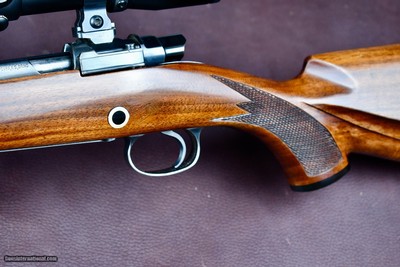 BRNO VZ24 MAUSER 98 -- 458 WIN MAG -- BEAUTIFUL STOPPING RIFLE -- STRAIGHT BOLT HANDLE --ISLAND SIGHT -- BEADED CHEEKPIECE -- SILVERS PAD - Image 14 of 20