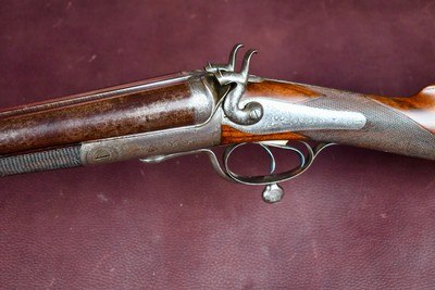 HOLLAND AND HOLLAND UNDERLEVER SIDELOCK HAMMER 10GA -- RARE 2 5/8
