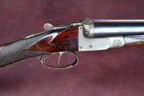 GASTINNE-RENETTE (FRANCOTTE) 12GA SXS -- FANCLY FOLIATE FENCES -- STRAIGHT GRIP -- CHECKERED BUTT -- ORIGINAL - 2 of 15