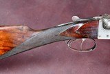 GASTINNE-RENETTE (FRANCOTTE) 12GA SXS -- FANCLY FOLIATE FENCES -- STRAIGHT GRIP -- CHECKERED BUTT -- ORIGINAL - 3 of 15