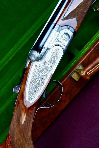 FANTASTIC BERETTA S3 12GA BUILT FOR ABERCROMBIE AND FITCH IN 1966 -- 30' FULL/XFULL -- CASED -- AS NEW