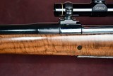 COMMERCIAL FN MAUSER -- 458 LOTT -- BELL CARLSON FIGURED WALNUT STOCK -- NECG BOLT SHROUD -- BLACKBURN MAGNUM DROP BOX -- PERFECT PH RIFLE - 4 of 11