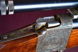 MAGNIFICENT GRIFFIN HOWE FARQUHARSON IN .219 ZIPPER ENGRAVED BY RUDOLPH KORNBRATH -- J UNERTL SCOPED -- INCREDIBLE RIFLE -- ONE OF A KIND - 4 of 20